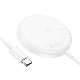 Hoco - CW52 Original series 15W magnetic wireless fast charger / Magsafe blanc – Bild 2