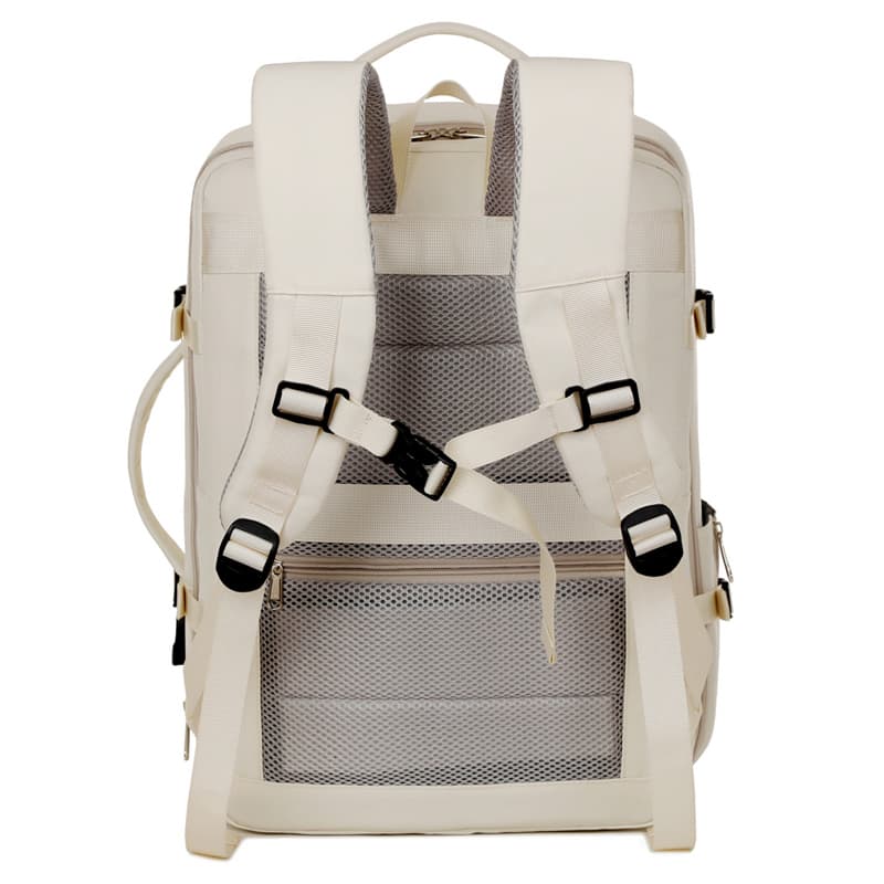 Okade S3610 Laptop Backpack 17.3 inch - Business Travel Backpack with USB, Suitcase Design, Beige – 4