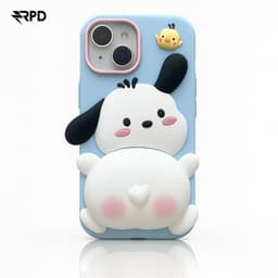 iPhone 13/14/15 - Divertente cover 3D per coniglietto twerking in sillicone – Bild 1