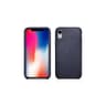 iPhone XR Original Real Leather Back Cover blue iCarer(No Logo)