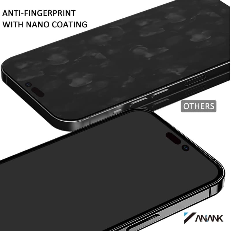 ANANK 2.5D vetro blindato trasparente Corning Gorilla per iPhone 16 Pro - rinforzato 5x – 4