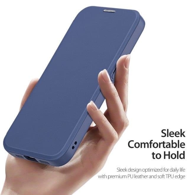 iPhone 16e/17e - Dux Ducis Skin X Series Magsafe Dunkelblau – 4