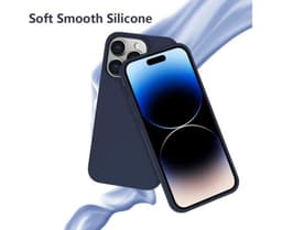 Samsung Galaxy A26 - Custodia a membrana in silicone X-Level, blu scuro – Bild 2