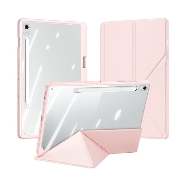 Samsung Galaxy Tab S10 FE Plus - Serie Dux Ducis Magi, custodia flip stand-up, rosa