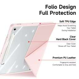 Samsung Galaxy Tab S10 FE Plus - Serie Dux Ducis Magi, custodia flip stand-up, grigio – Bild 5