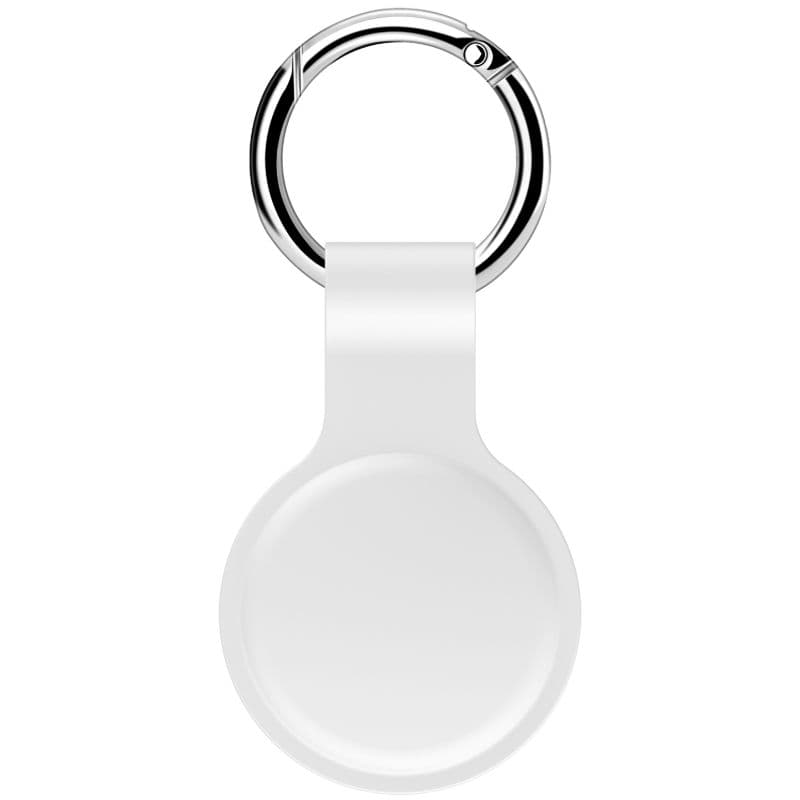 Copertura AirTag - Portachiavi in silicone iCarer, bianco (XYSK001-WH) – 3