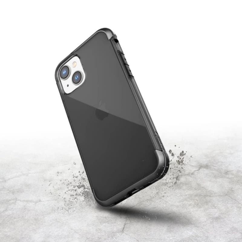 iPhone 14 Pro - Raptic Defense Air Clear Case Grau – 2
