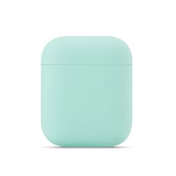 Airpods 1+2° generazione - Custodia da appendere in silicone verde menta – Bild 1
