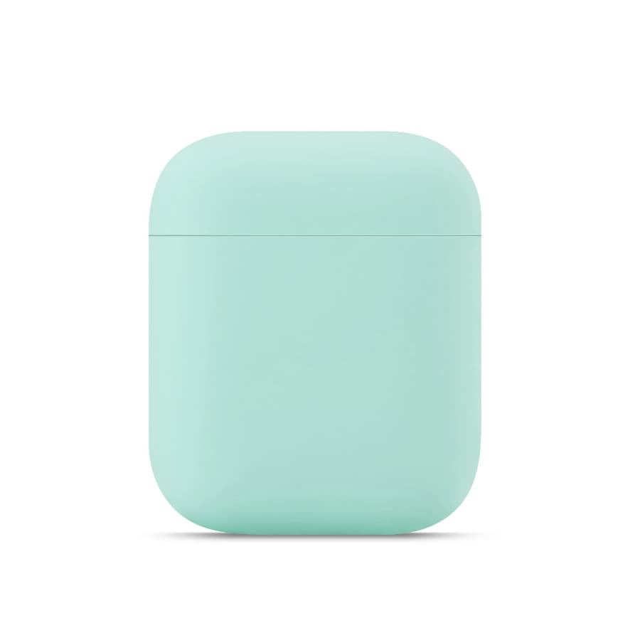 Airpods 1+2° generazione - Custodia da appendere in silicone verde menta
