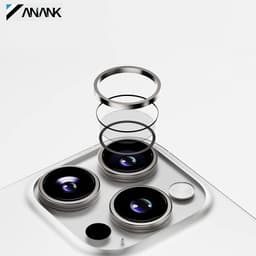 ANANK iPhone 16 Pro / 16 Max - Verre blindé pour caméra arrière - 99AR Corning Glass - Protection double lentille, Transparent – Bild 1