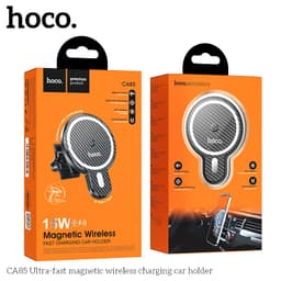 Hoco CA85 Supporto magnetico ultraveloce per la ricarica wireless dell'auto, nero – Bild 9