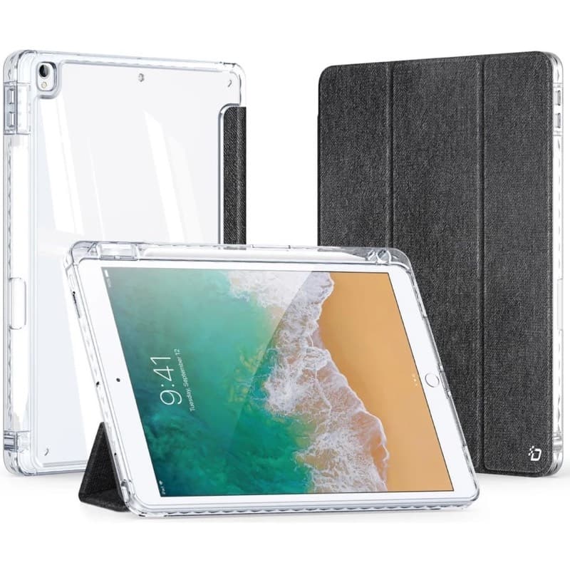iPad 7/8/9 10.2 und Air 3 iPad Pro 10.5 (2017) - Dux Ducis Unid Series, aufstellbares Flip-Etui, schwarz – 2