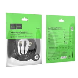 Hoco US02 Cavo Ethernet gigabit CAT6 in rame puro, 5 metro, nero – Bild 8