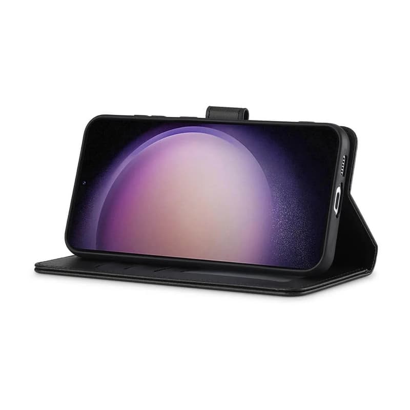 Samsung Galaxy S26 Plus - LC.IMEEKE Wallet Etui mit 3 Kartenfächern & Magnetverschluss, schwarz – 3