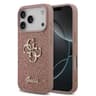 iPhone 17 Pro - Étui métal Guess Logo, rose GUHCP17XHG4SGP