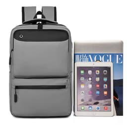 Okade S9903 - Laptop backpack 13-15.6" with USB & trolley strap, water-repellent, gray – Bild 2