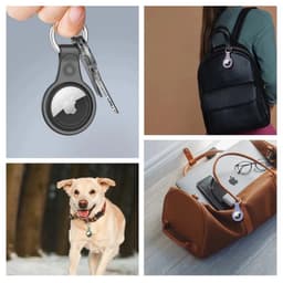Dux/Ducis - Kit de protection AirTag en silicone, avec porte-clés, multicolore – Bild 6