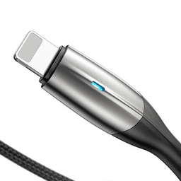 Baseus - Baseus Horizontal Data Cable with Downy Lamplight 1M noir – Bild 2
