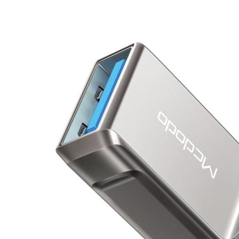 Mcdodo OTG USB-A 3.0 auf Lightning Adapter, silber – 2