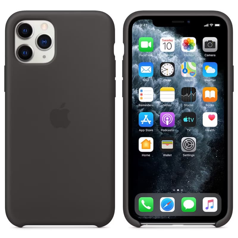 Apple iPhone 11 Pro - Apple Silicone Case, Schwarz – 3
