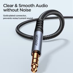 Joyroom - SY-A07 Audio-Transfer Serie AUX-Kabel (Type-C zu 3,5mm, 1,2m), Schwarz – Bild 8
