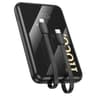 Hoco - Q37 Graceful Powerbank 10000mAh con 22,5W+PD20W e 1 cavo Lightning + 1 cavo USB-C, nero