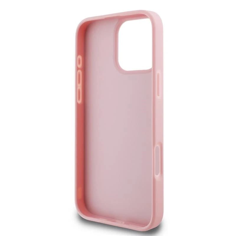 iPhone 16 Pro Max - Custodia Guess Glitter Metal Logo Rosa GUHCP16XHG4SGP – 2