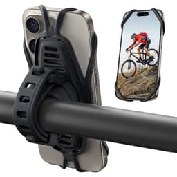 Joyroom - Portacellulare da bicicletta in silicone, nero (JR-ZS382) – Bild 2