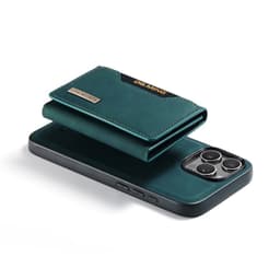 iPhone 11 Pro - DG.MING Back Case, aspect cuir, emplacements pour cartes & fermeture magnétique, housse de protection, vert – Bild 5