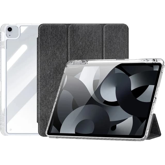 iPad Air 13 (2024) iPad Pro 12.9 (2018/20/21/22) -Dux Ducis Serie Unid, custodia flip agganciabile, nero