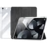 iPad Air 13 (2024) iPad Pro 12.9 (2018/20/21/22) -Dux Ducis Unid Series, étui à rabat relevable, noir