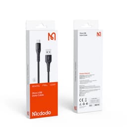 McDodo - Cavo di ricarica e dati da USB-A a Micro-USB, 0,2 m, nero – Bild 7