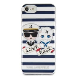 iPhone 7/8/SE2020/SE2022 - Karl Lagerfeld Captain Cat Backcase KLHCP7KSS, rayé – Bild 1