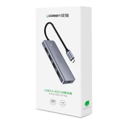 Ugreen – USB-C Hub 4-Port mit Powerport (CM219 / 70336), grau/schwarz – Bild 4