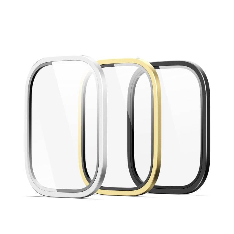Apple Watch Ultra 1/2 49mm - DUX Displayschutzfolie aus gehärtetem Glas, 9H Kratzfest, schwarz