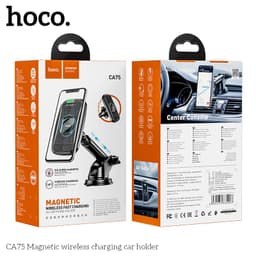Hoco CA75 Supporto magnetico di ricarica wireless per auto, nero – Bild 9