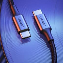 Ugreen – USB-C Kabel Nylon-Alu 1 m (US316 / 70427), schwarz/grau – Bild 3