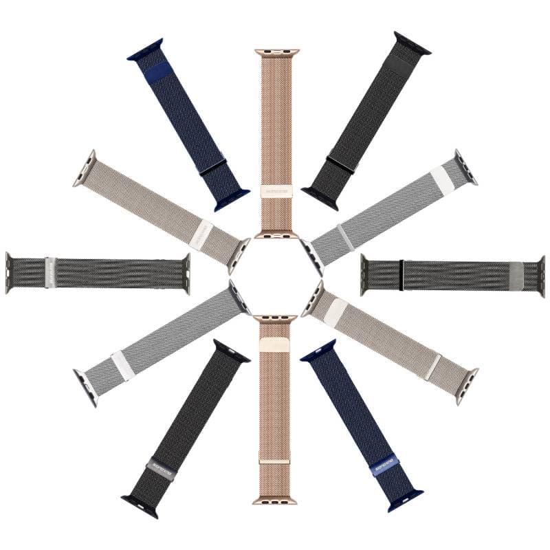 Apple Watch - DUX Milanese Version Strap - 38mm/40mm/41mm/42mm(10.Gen), Silber – 2