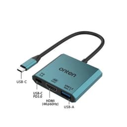 UC301- Onten 3-in-1 4k 60Hz Usb-C to Hdmi Adapter – Bild 3