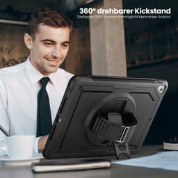 iPad 10.2” (iPad 7/8/9) - RPD - HEX-S FE, Rugged TPU Case mit Handstrap, schwarz – Bild 5