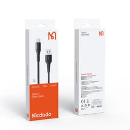 McDodo - USB-A to USB-C, Quick Charge, 0.2m. Schwarz – Bild 3