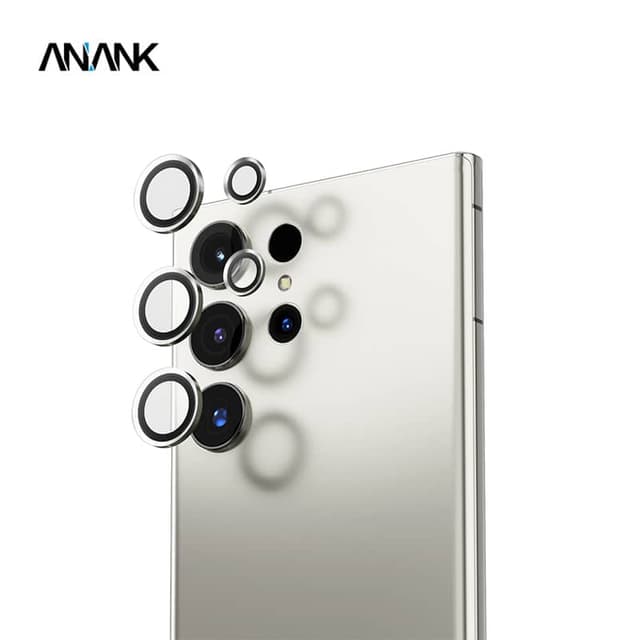Samsung Galaxy S23 Plus - ANANK Tempered Glass / Armored Glass - black single