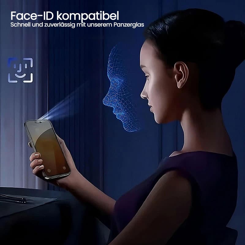 CORNING iPhone 16 Pro - Vetro temperato / Vetro blindato - Privacy – 4