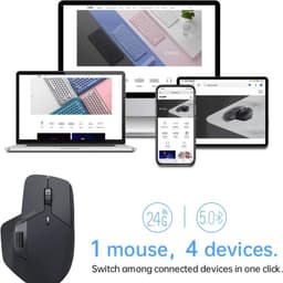 rapoo - MT760 - Mouse Bluetooth - Mouse senza fili, nero – Bild 2