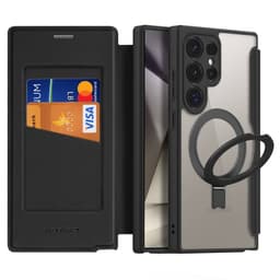 Dux Ducis - Galaxy S24 Ultra- Skin X Pro Series Housse avec MagSafe et 360° Ring Stand, Noir – Bild 3
