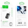 Hoco UA17 iPhone Lightning Male to Type-C female USB2.0 Adapter, schwarz