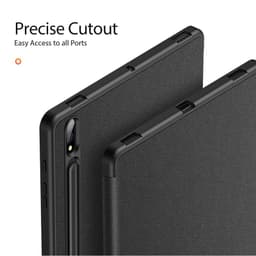Samsung Galaxy Tab S7 FE / S7 Plus / S8 Plus - Dux Ducis Domo Series, étui à rabat relevable, noir – Bild 4