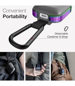 Raptic - Custodia Airpods 1st Gen/2nd Gen Defence Outdoor, iridesent – Bild 5