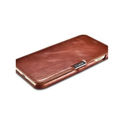 iPhone 8 Plus / 7 Plus - iCarer Vintage Side-Open Leather Case, Brown – Bild 3