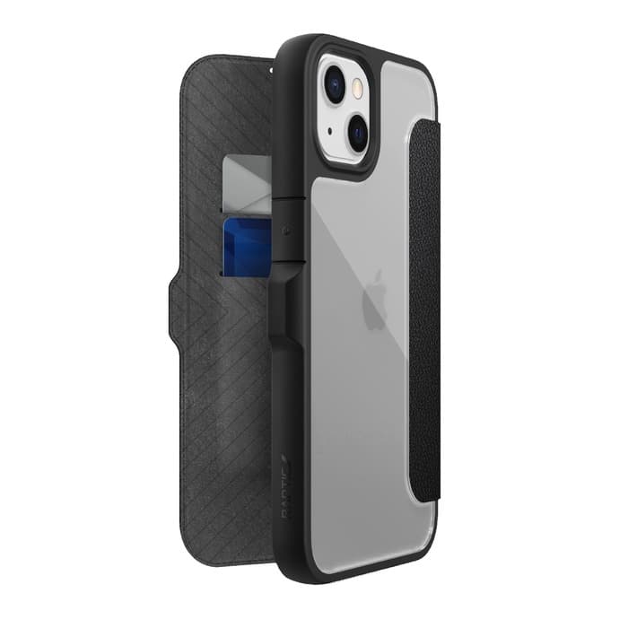 iPhone 13 - Raptic/X-Doria Urban Folio mit 2 Kartenfächern, schwarz – 2